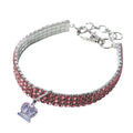 Luxury Rhinestone Cat Collar with Charm