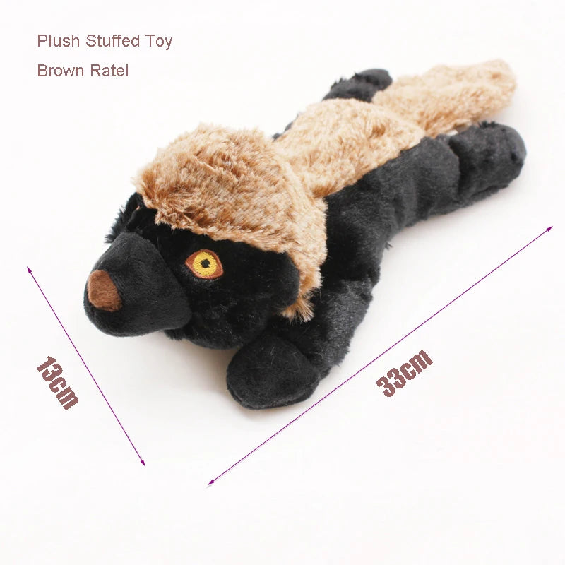 Premium Plush Animal Dog Toy for Interactive Play