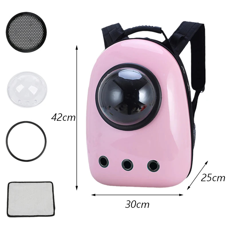 Premium Bubble Pet Carrier Backpack for Cats & Small Dogs