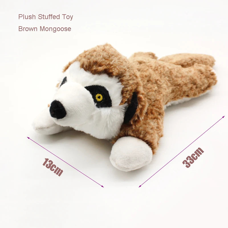 Premium Plush Animal Dog Toy for Interactive Play
