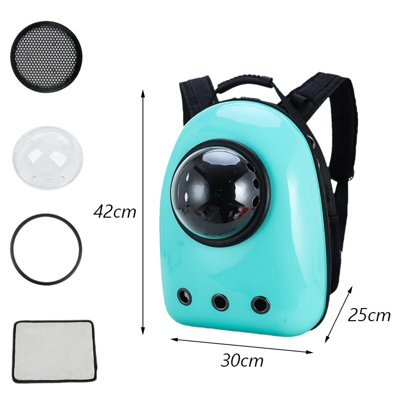 Premium Bubble Pet Carrier Backpack for Cats & Small Dogs
