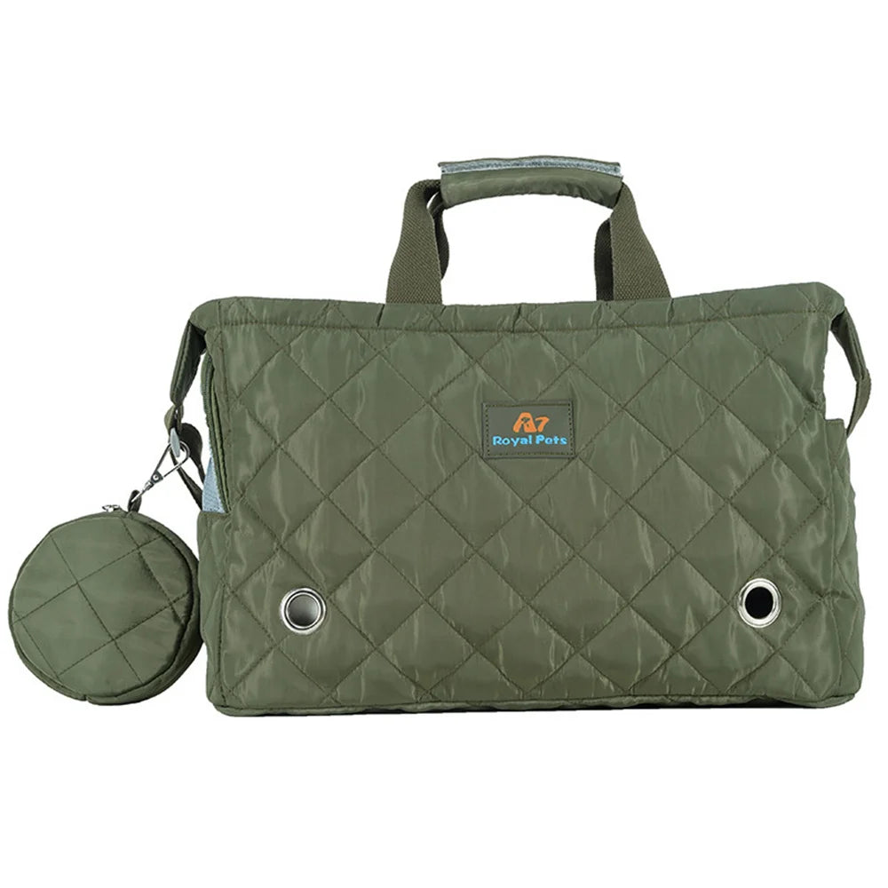 Luxury Waterproof Pet Carrier Bag for Cats & Small Dogs