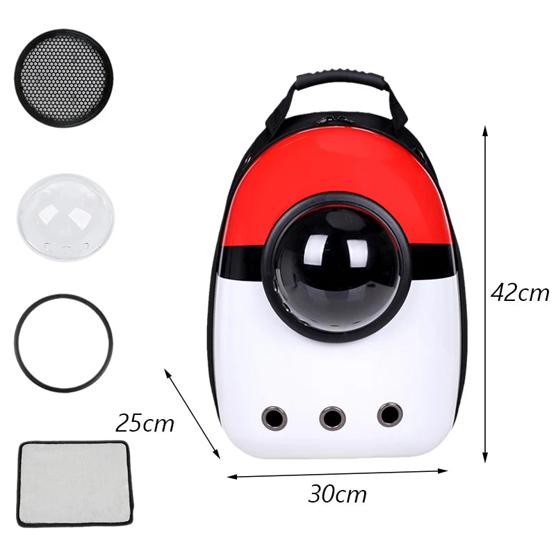 Premium Bubble Pet Carrier Backpack for Cats & Small Dogs